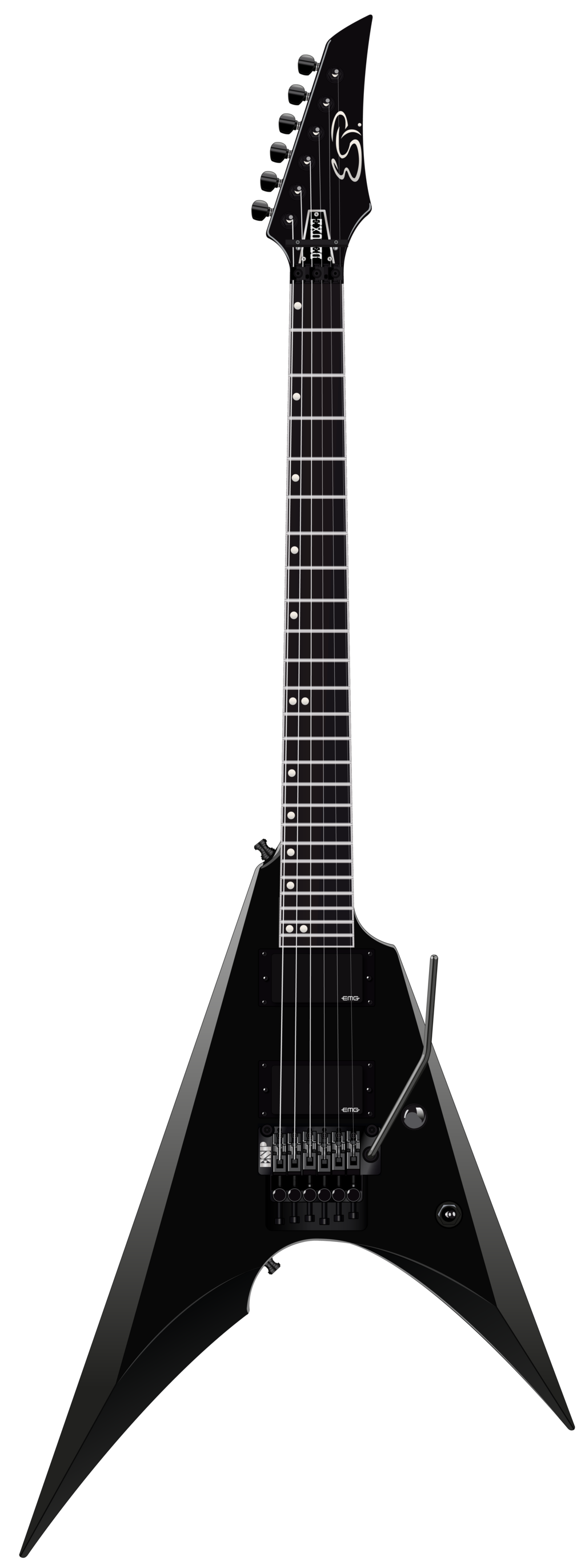 Black ESP Randy Rhoads guitar